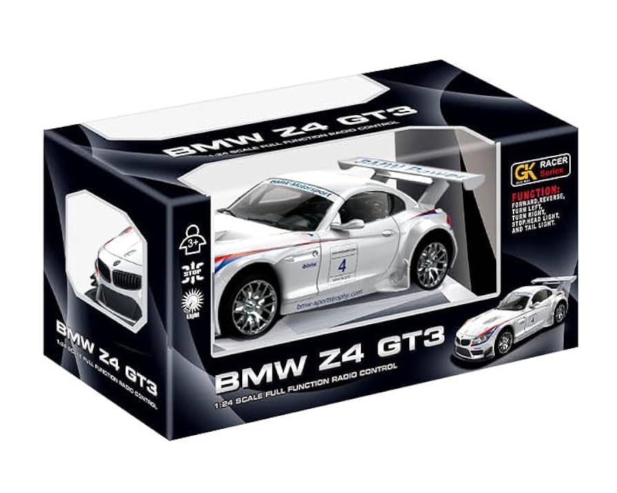 BMW Vision ミニカー ホワイト　ラジコン Amazon.co.jp: 童友社 (Doyusha) 2.4GHz 1/24 BMW Z4 GT3 白